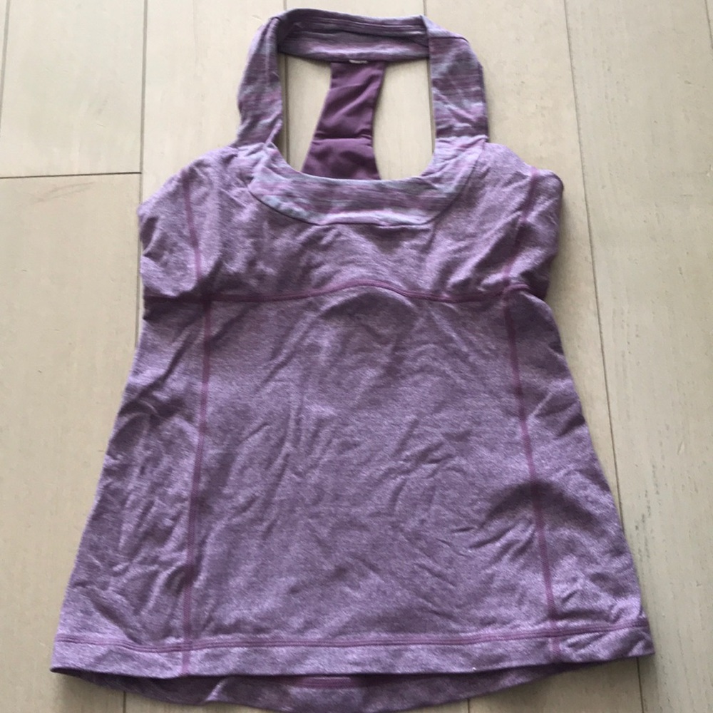 Purple Lululemon Racerback tank
